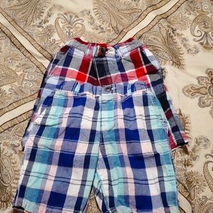 Boys plaid shorts bundle